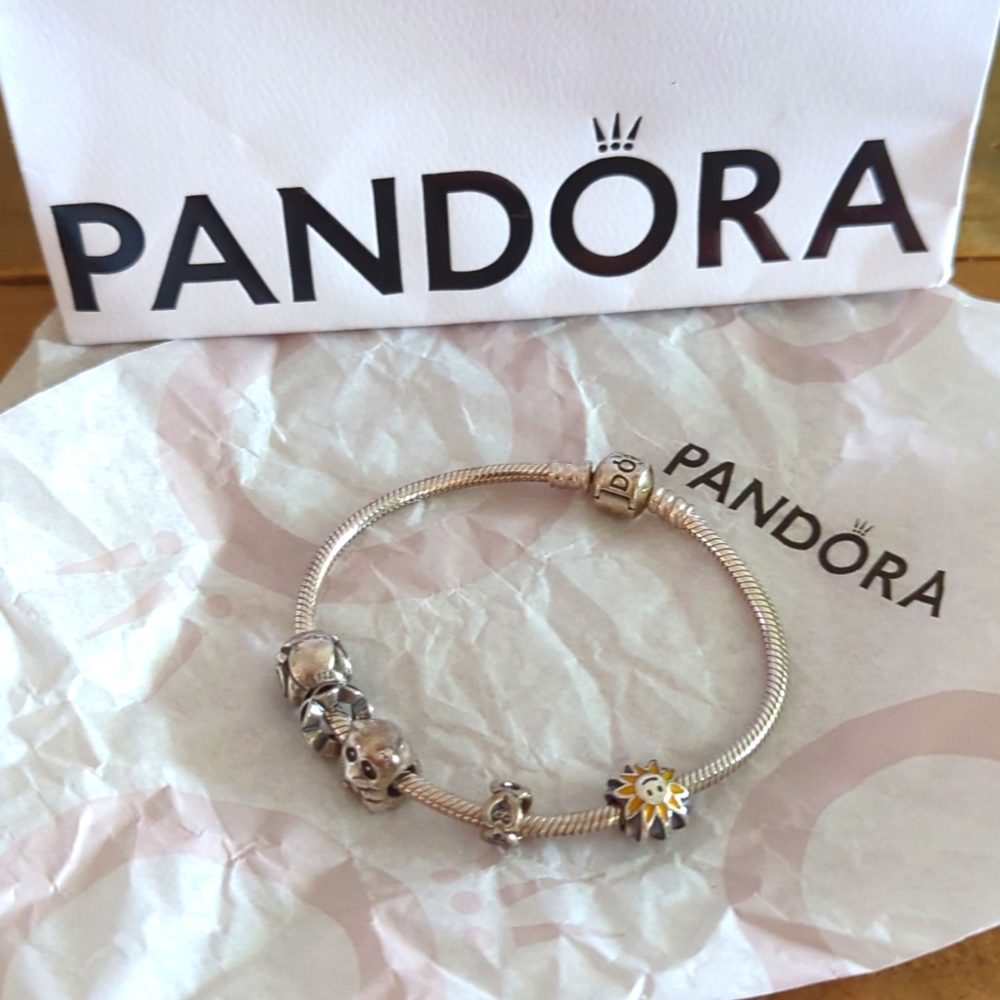 Pandora 5 charms bracelet